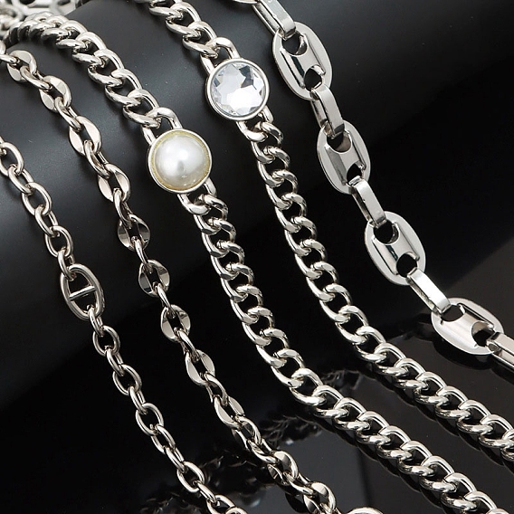 Металлические цепочные ремни для сумок, с застежками, для замены сумочки или сумки через плечо