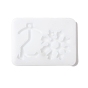 Key & Snowflake Shape DIY Pendant Silicone Molds, Dook Hook Resin Casting Molds, for No Touch Door Opener Making