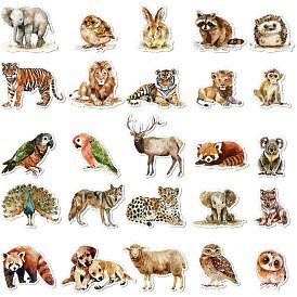 50Pcs Cartoon PVC Adhesive Waterproof Stickers, Self-Adhesive Stickers, for DIY Photo, Cup, Suitcase, Mobile Phone Shell Decorative