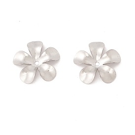 304 caps d'acier inoxydable, 5 pétales, fleur