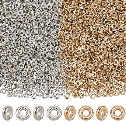 2000 шт 2 цвета пластиковые бусины ccb, круглые кольца