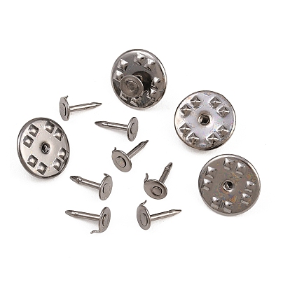 50шт. железные застежки-бабочки для булавок