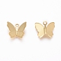 Messing Charme, langlebig überzogen, Schmetterling