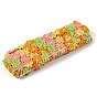 Daisy Flower Polyester Lace Trims, Embroidered Applique Sewing Ribbon, for Sewing and Art Craft Decoration