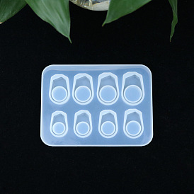 Polygon Shape Ring Silicone Molds, Resin Casting Molds, for UV Resin, Epoxy Resin Jewelry Making