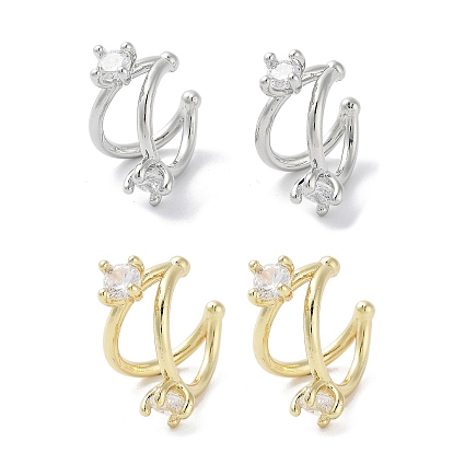 Латунное покрытие стойки, манжета из микропаве с кубическим цирконием, без кадмия и без свинца, долговечный