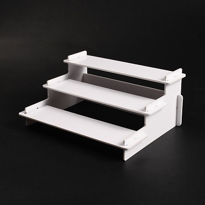 3-Layer Acrylic Display Stands, Detachable Stands, Multistep-shaped