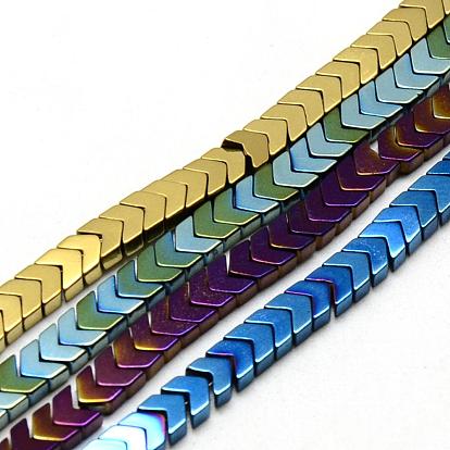 Galvanisieren unmagnetische synthetischen Hämatitkornen Stränge, arrow