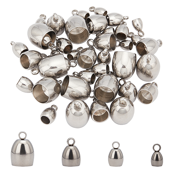 304 Stainless Steel Cord Ends, End Caps