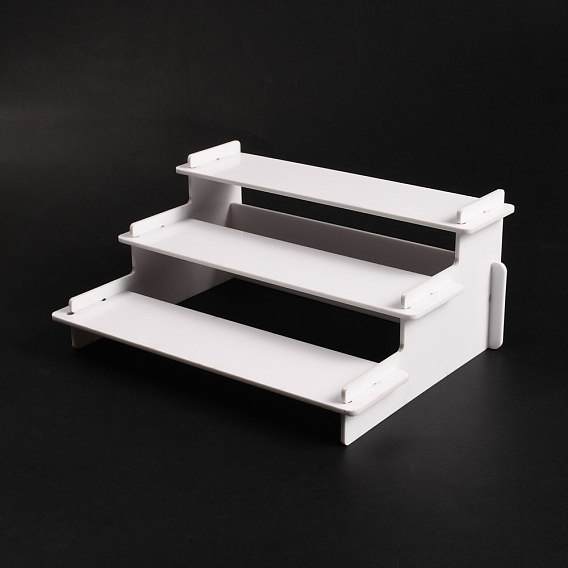 3-Layer Acrylic Display Stands, Detachable Stands, Multistep-shaped
