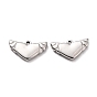 304 Stainless Steel Pendants, Heart with Wing