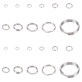 Superfindings 201 разрезное кольцо из нержавеющей стали, соединитель для приманки, рыболовный аксессуар