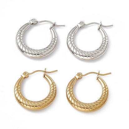 201 серьги-кольца из нержавеющей стали с 304 булавками из нержавеющей стали для женщин