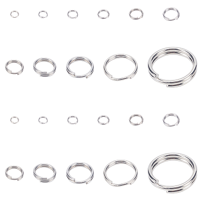 SUPERFINDINGS 201 Stainless Steel Split Ring, Lure Tackle Connector, Fishing Accessory