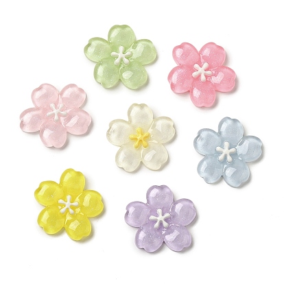 Смола декодирует кабошоны, разноцветные