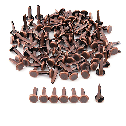 Железные застежки, для скрапбукинга, Фотоальбом, украшение свадебных принадлежностей, детские куклы, бумажные карточки diy, плоско-круглые