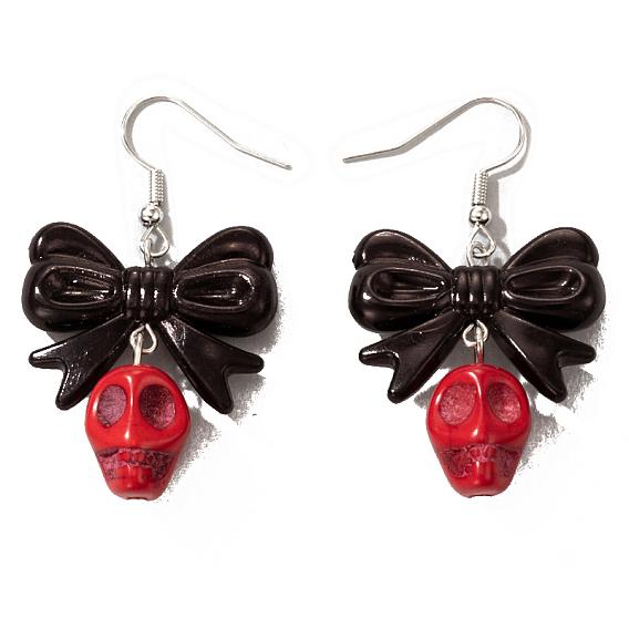 Хэллоуинская серьга с черепом, сплав серьги ювелирные изделия для женщин