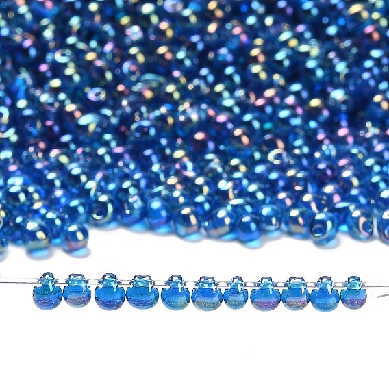 Миюки 3.4мм капельные бусины, японский бисер, прозрачные цвета AB