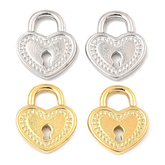 304 прелести нержавеющей стали, подвеска в виде замка в виде сердца