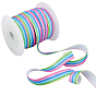 Polyester Elastic Cord/Band, Single Face, Webbing Garment Sewing Accessories, Flat