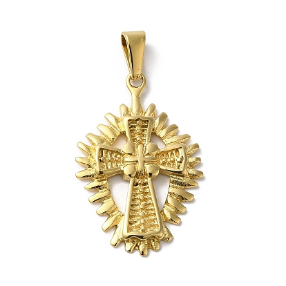 Вакуумное покрытие pvd 304 подвески из нержавеющей стали, крест очарование