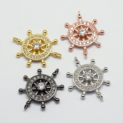 Латунные микро проложить кубических ссылки циркония, без свинца и без никеля , руль