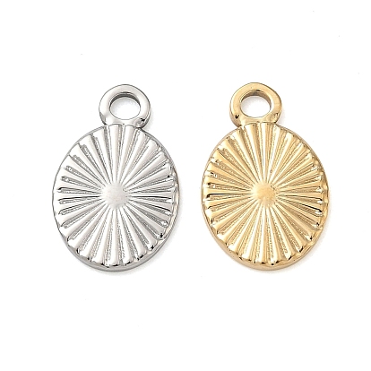 304 подвески из нержавеющей стали, овальные подвески в виде солнечных лучей