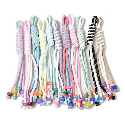 Нейлона украшения подвесной шнур, со смолевыми бусинами, для украшения сумки