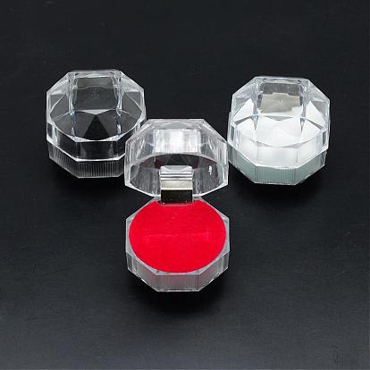 Transparent Plastic Ring Boxes, Jewelry Box