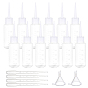 PE Liqiud Bottle, with Plastic Funnel Hopper, Disposable Plastic Transfer Pipettes