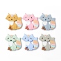 Food Grade Eco-Friendly Silicone Cabochons, Fox