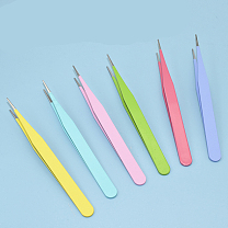 Stainless Steel Tweezers, Bend Head