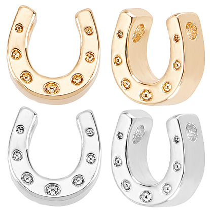 24Pcs 2 Colors Brass Charms, Arch