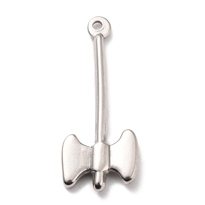 Pendentifs en acier inoxydable, ax