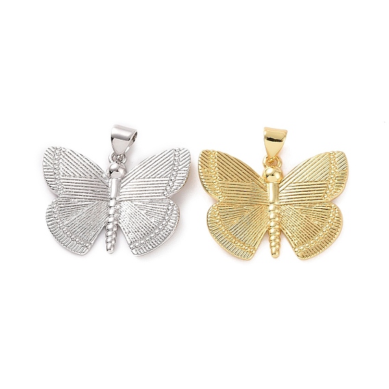 Стойки обшивки латунные подвески, долговечный, без кадмия и без свинца, очарование бабочки