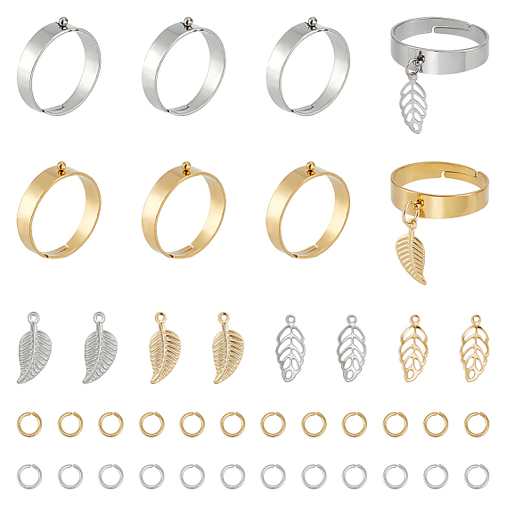 Набор для самостоятельного изготовления колец-подвесок, включая листовые 304 стальные подвески, прыгающие кольца и регулируемые настройки колец