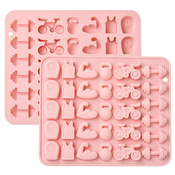 Gym Themed Silicone Molds