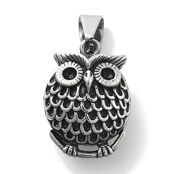 304 подвески из нержавеющей стали, очарование совы