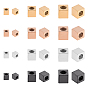 PVD Vacuum Plating 304 Stainless Steel Beads, Cube