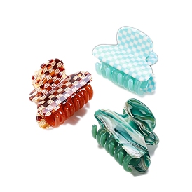 Заколки для волос в форме когтей из ацетата целлюлозы, аксессуары для волос для женщин и девочек