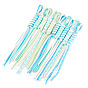 10Pcs 5 Colors Polyester Pendant Decorations, for Bag, Mobile Phone Ornaments