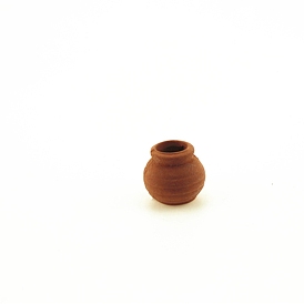 Mini pot en terre, pour accessoires de maison de poupée, faire semblant de décorations d'accessoires