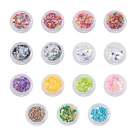 Olycraft Ornament Accessories, Disc Plastic Paillette Beads, Sequins Beads, Mixed Shapes