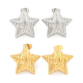 Star 304 Stainless Steel Ear Studs, Stud Earrings for Women