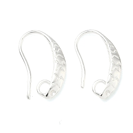 Латунные крючки для сережек, долговечный, без свинца и без кадмия, стойки покрытие, с петлей