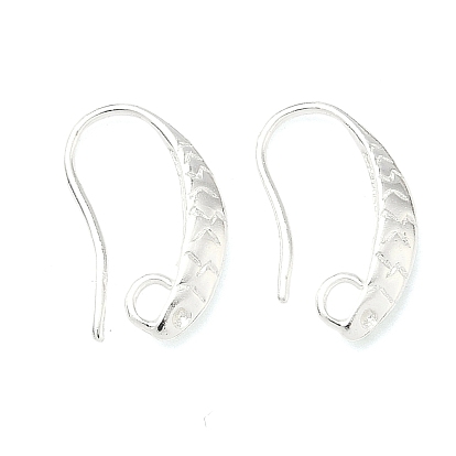 Латунные крючки для сережек, долговечный, без свинца и без кадмия, стойки покрытие, с петлей