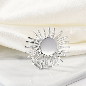 Антикоррозийные 304 открытые манжетные кольца из нержавеющей стали, Кольца для женщин, ионное покрытие (ip)