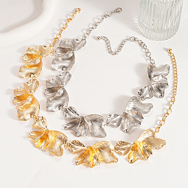 Ожерелья из сплава с цветочным узором в виде лепестков для женщин