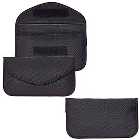 Carbon Fiber Key Car Wallets Car Bag Key Purse Pouch, Car Smart Key Chain Holder