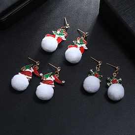 Christmas Brooch Pin Oil Drop Snowflake Socks Santa Claus Colorful Boots Collar Clip Gift Decoration